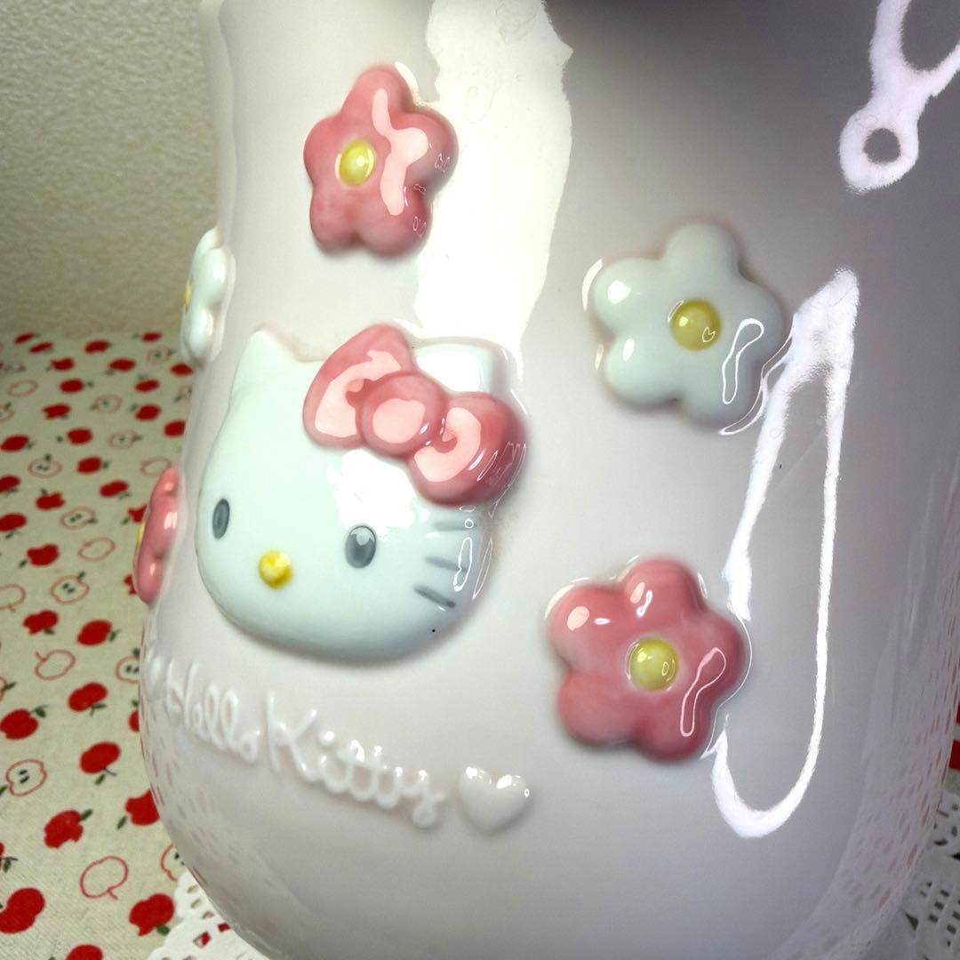 【ももんがさま専用】ハローキティ 陶器製 プランター 植木鉢 サンリオ レトロ