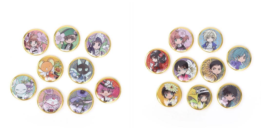 CLAMP 30周年記念　キャラバッジコレクション　缶バッジ　18点セット