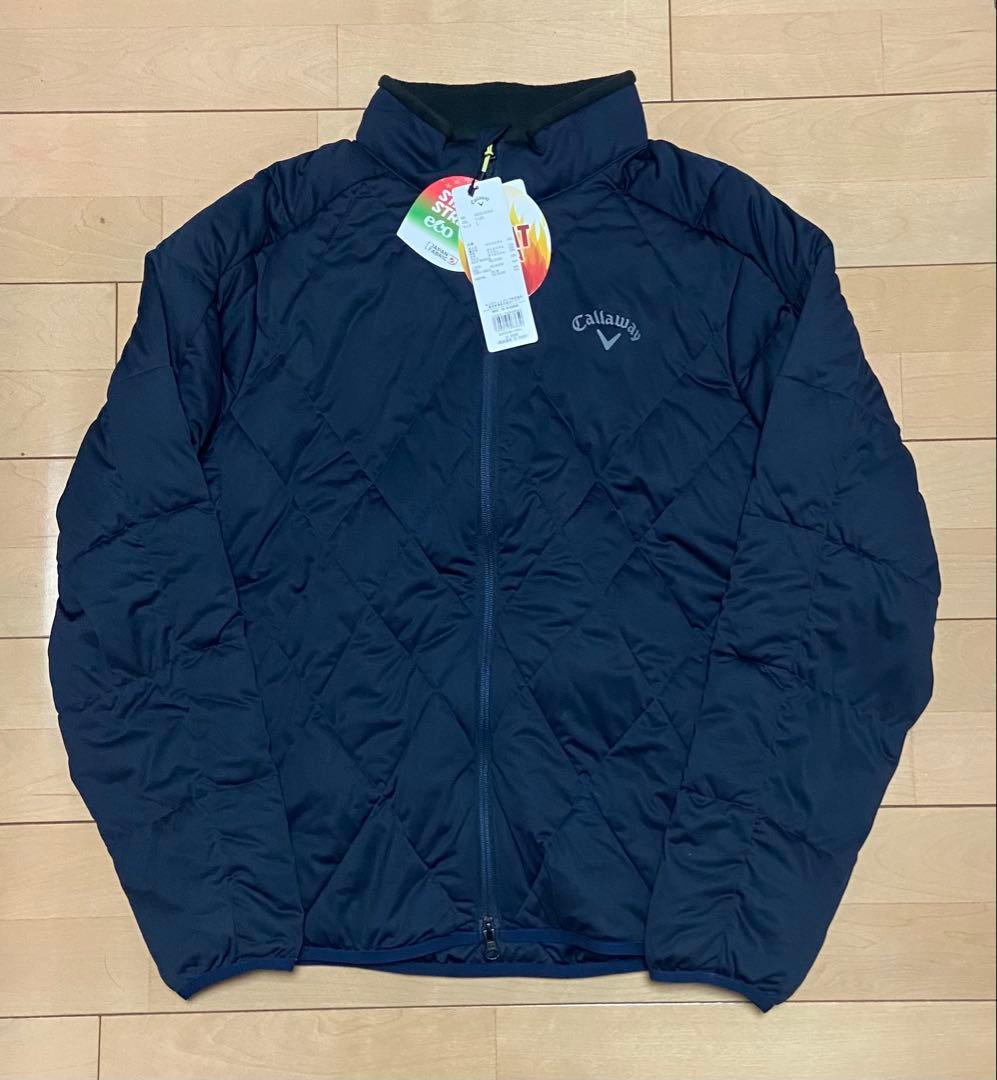 【新品】キャロウェイ スターストレッチ 中綿フルジップブルゾン L