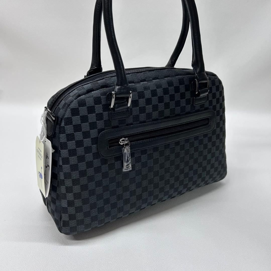 ハンドバッグ　ビジネスバッグ　ホースヘアオーストリッチ　　フォーマルバッグ　新品