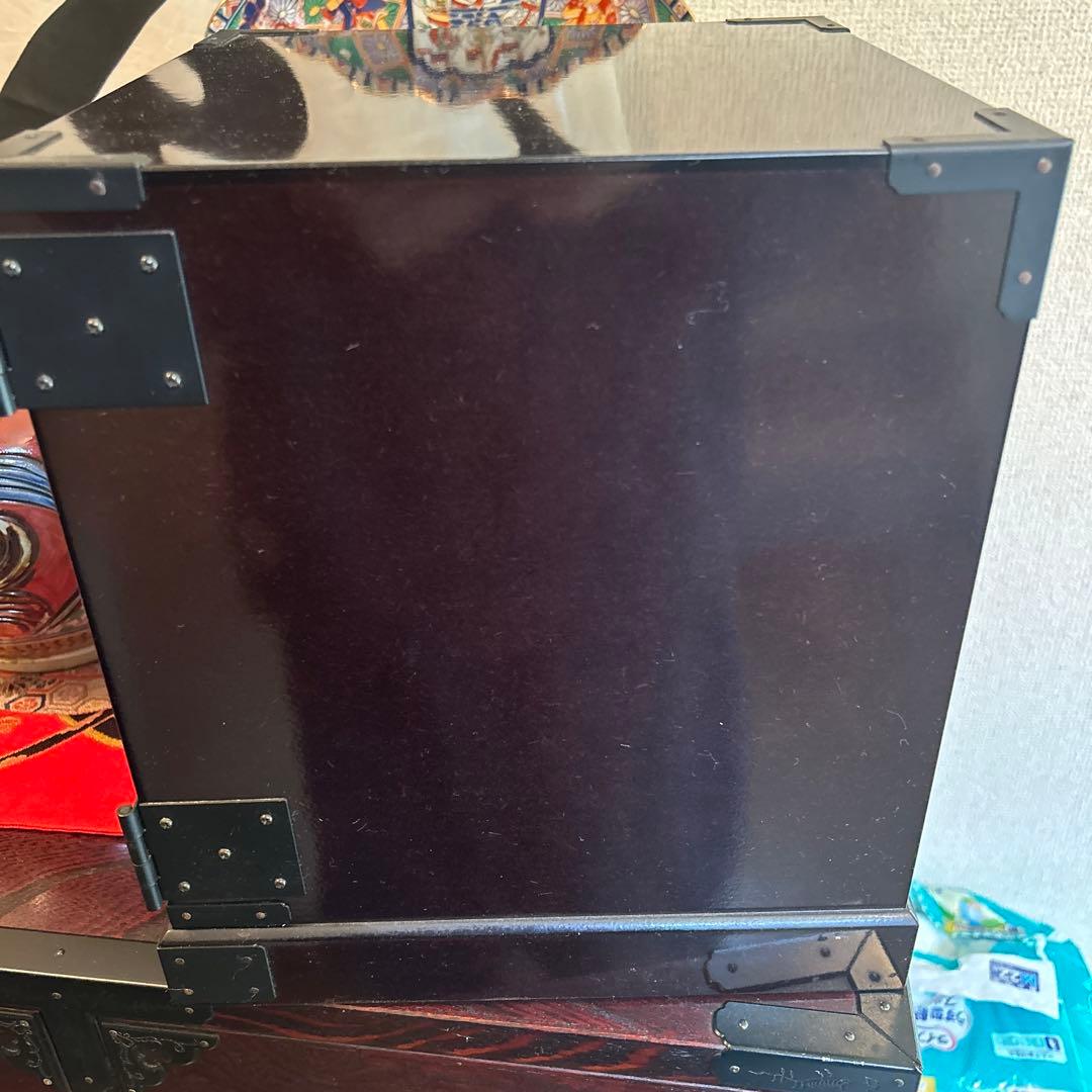 仙台箪笥風、木製引き出し3段、