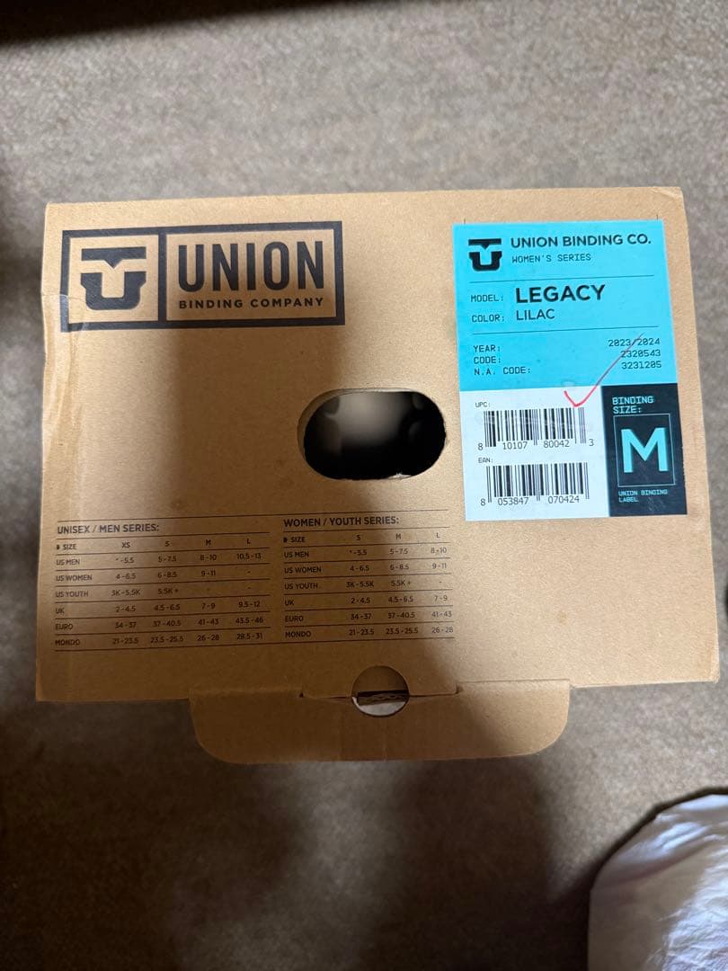 UNION LEGACY（レガシー） ビンディングMサイズ