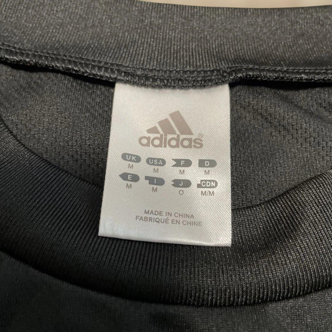 極美品 Adidas ラグビー ALL BLACKS 総黒 DRY Tシャツ