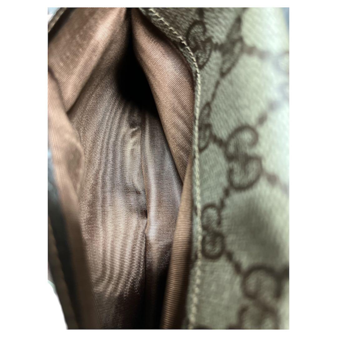 オールドグッチ GUCCI ヴィンテージ 長財布 GGスプリーム PVC×レザー