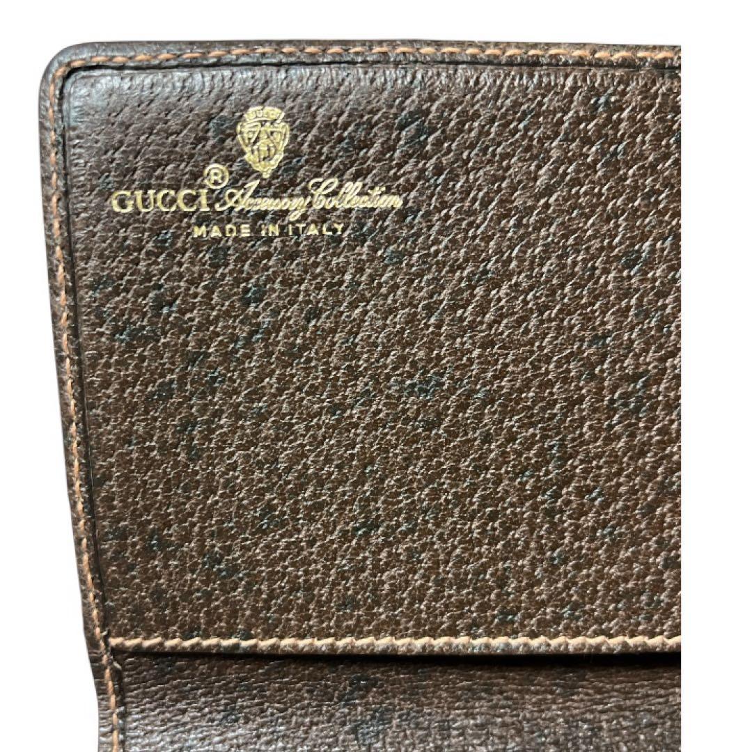 オールドグッチ GUCCI ヴィンテージ 長財布 GGスプリーム PVC×レザー