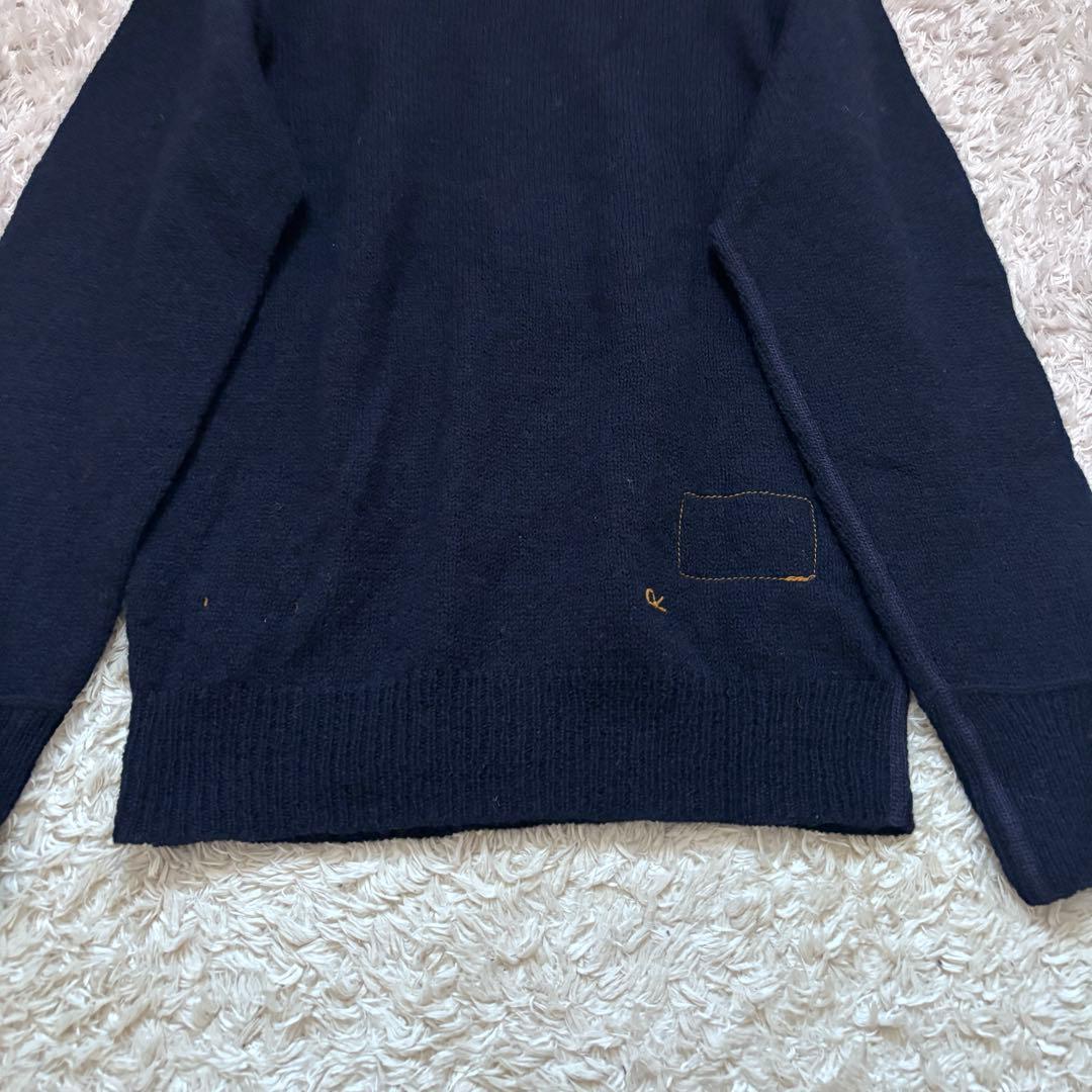 極美品/現行✨45R 葉山ものがたりシェットランド超ガーゼの908クルー ニット