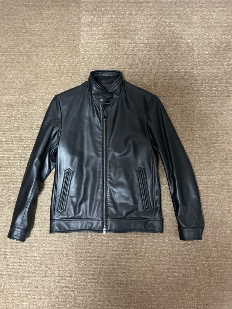 MICHEL  HOMME ラムレザーブルゾン