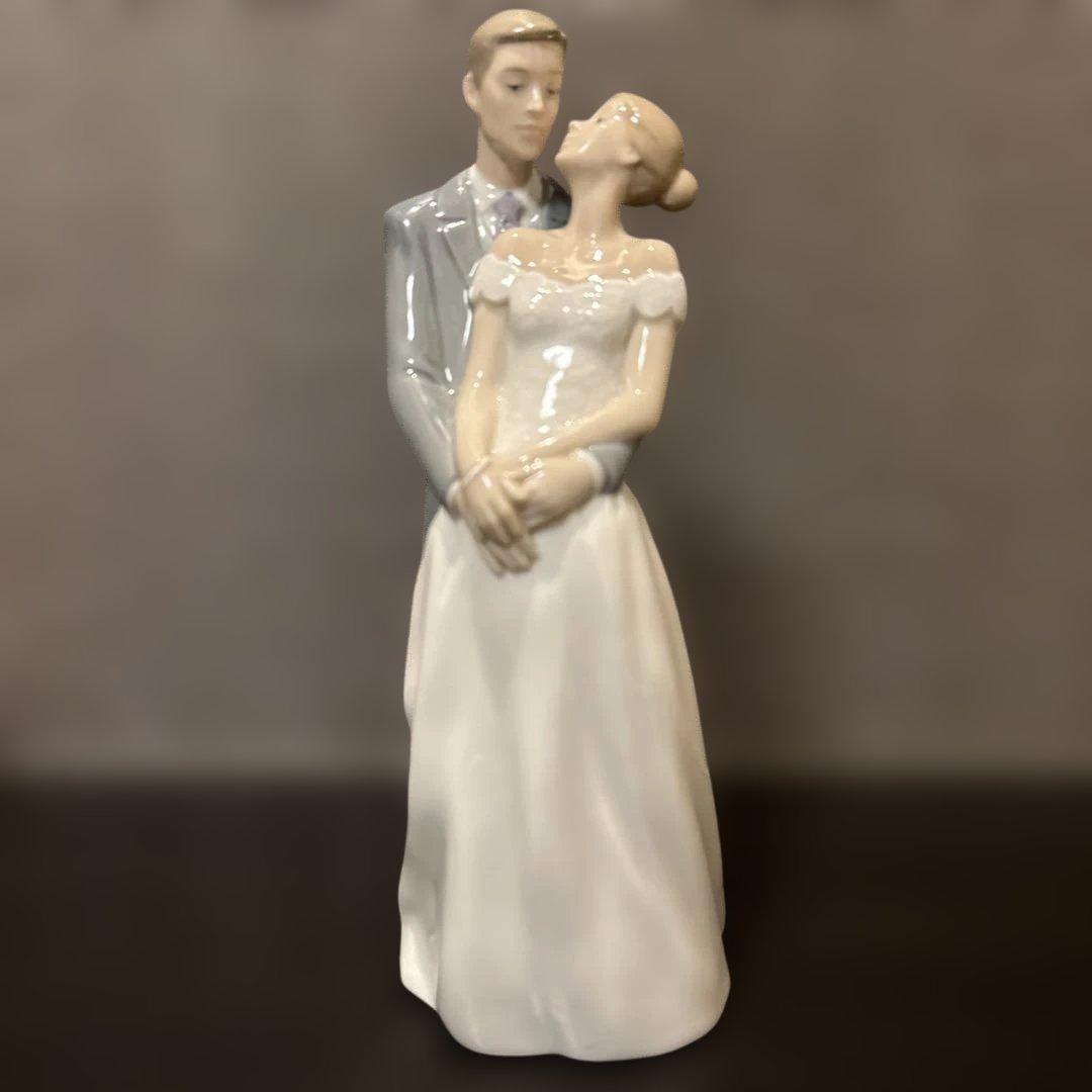 【極美品】NAO リヤドロ「2人の絆」陶器人形