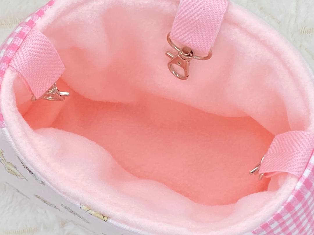 フクロモモンガ　ポーチ　ねりごま