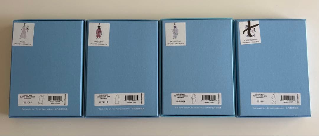  ウエッジウッド ホリディオーナメント 2024 4点セット