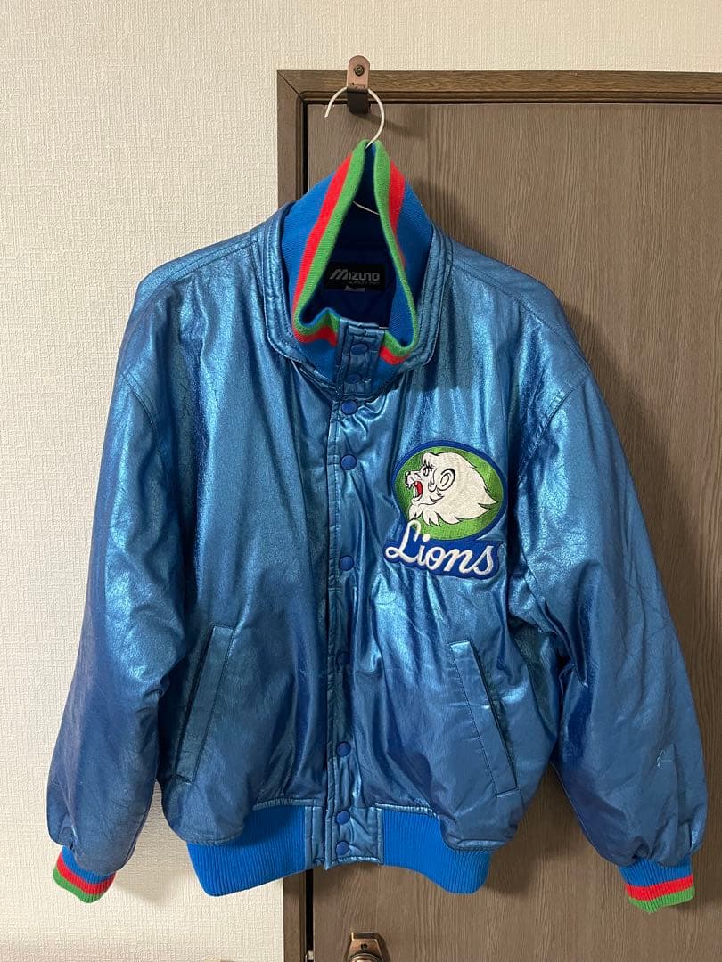 西武ライオンズ　レトロ　当時物　グランドコート　ブルゾン　ジャンパー　ウェア