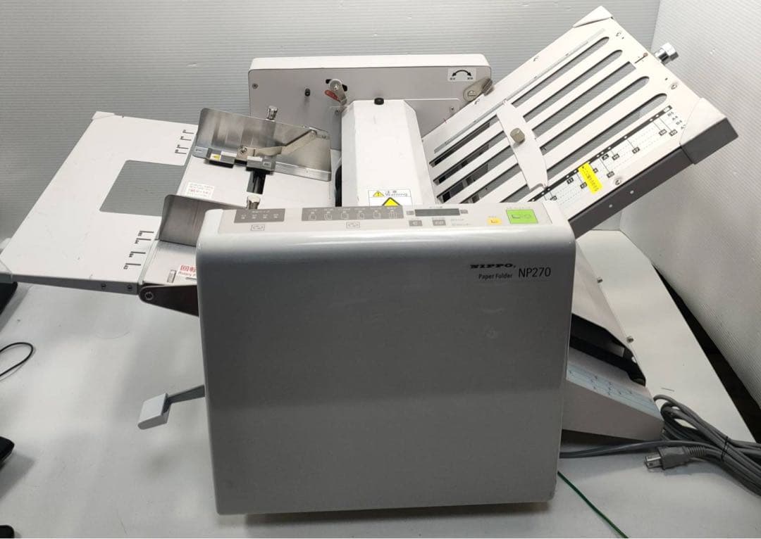 NIPPO 紙折り機 NP270 動作確認済み 業務用 オフィス 店舗