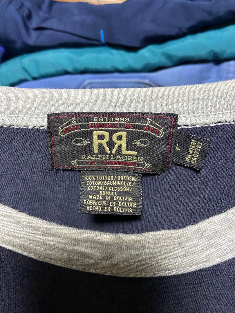 ヴィンテージ 三つ星 RRL ラルフローレン ロンt 長袖カットソー