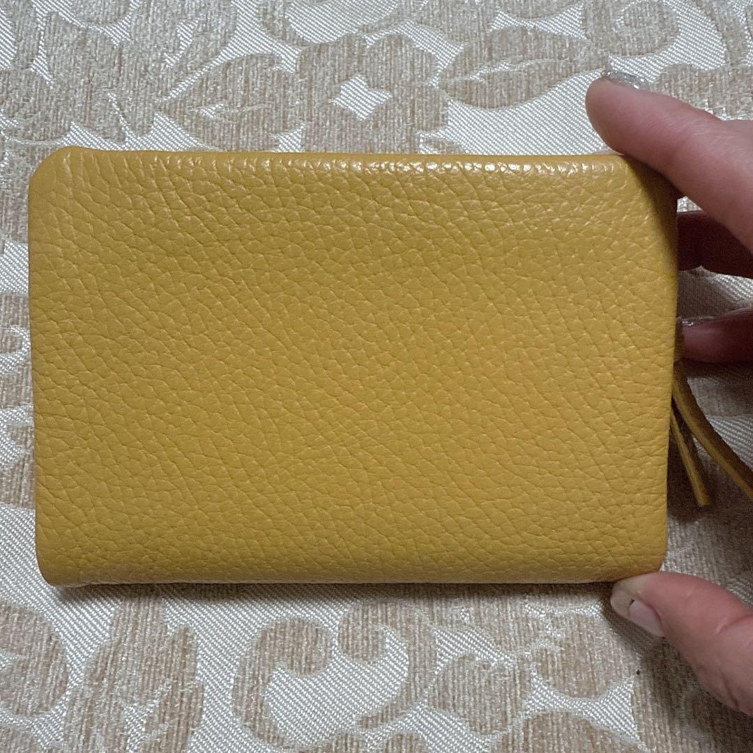 キタムラ　イエロー 二つ折り財布