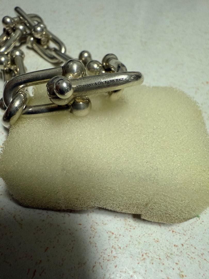 Tiffany & Co. ハードウェアラージリンクブレスレット　証明書付き