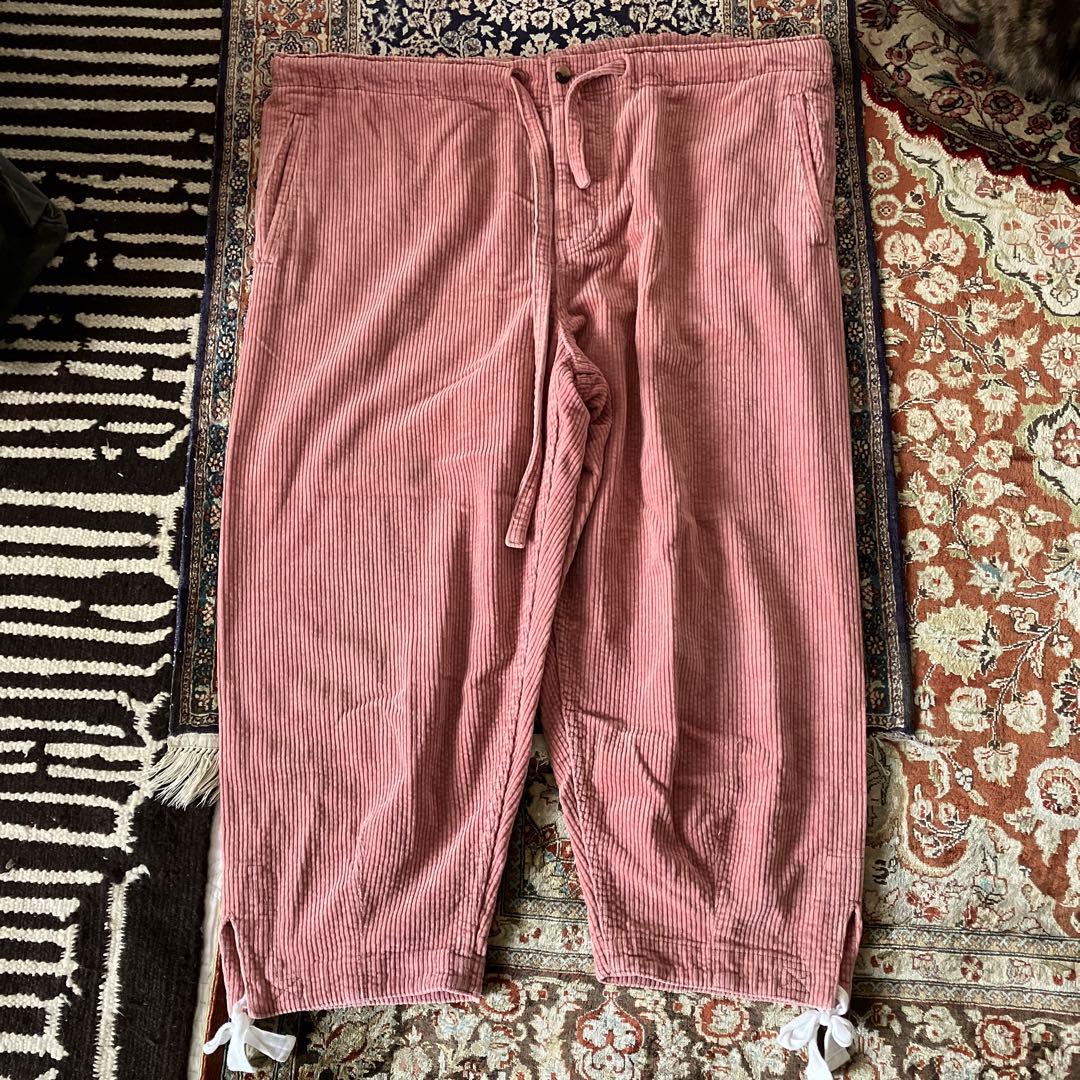 コムデギャルソン オム プリュス　コーデュロイパンツ M ピンク