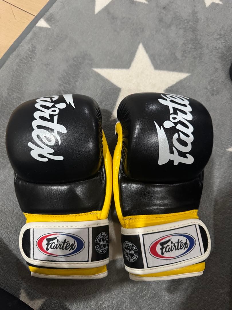 Fairtex パウンドグローブ黒/黄　新品未使用