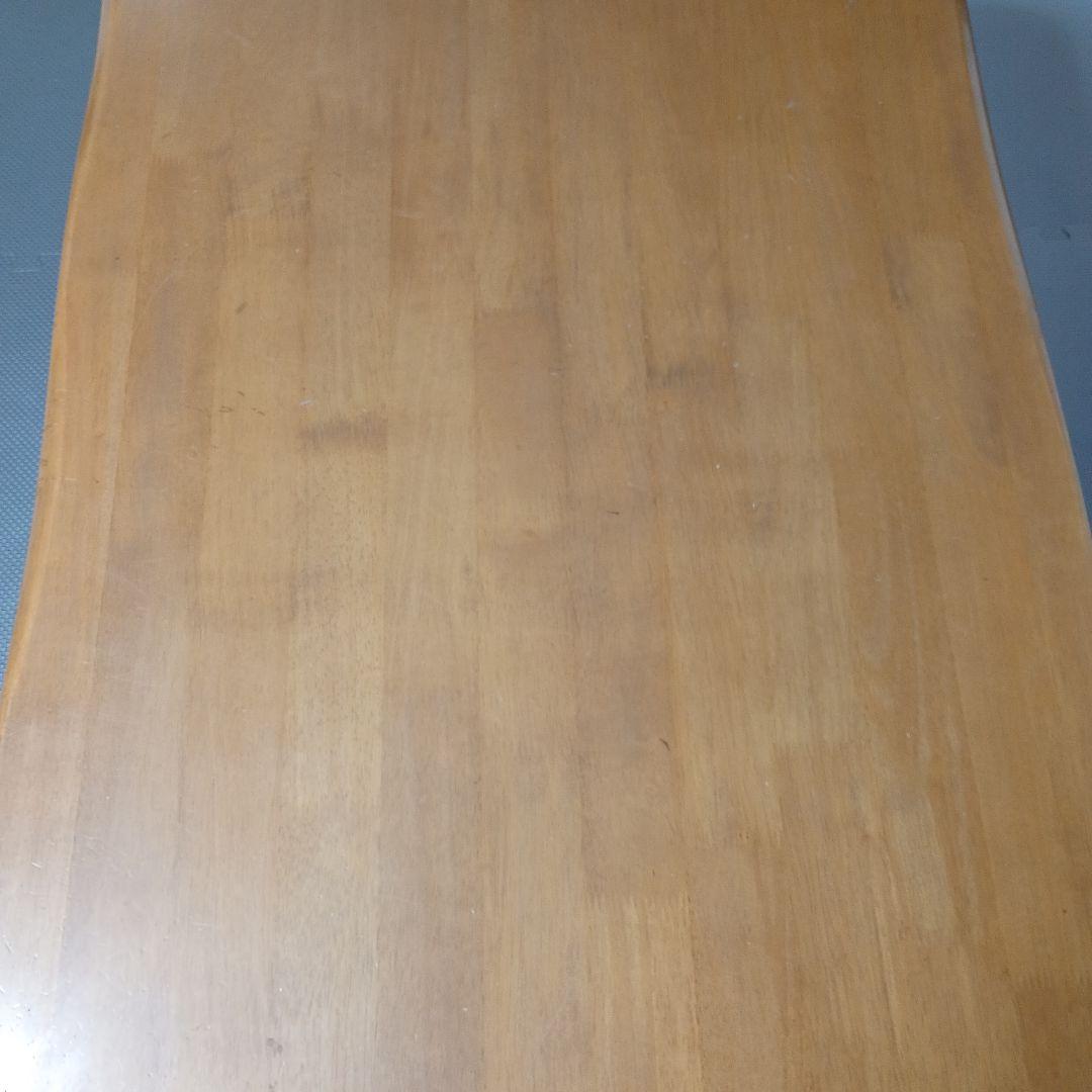 【注記あり良品】カリモク RUSTIC アンティークローテーブル 下棚付き