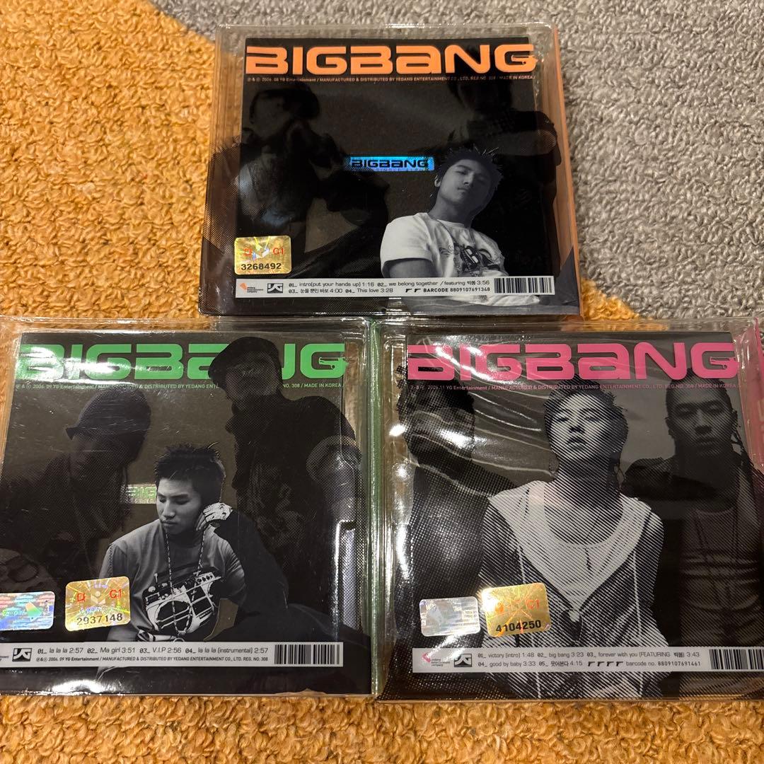 BIGBANG 1st,2nd,3rd アルバム