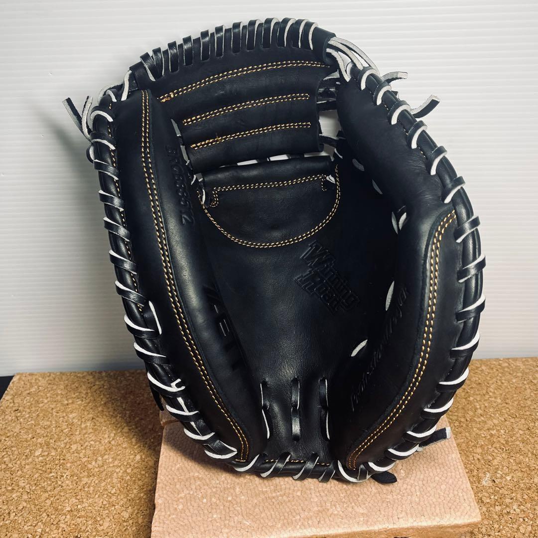 【美品】ZETT軟式グラブ捕手用ウィニングロードBRCB33512右投/一般大人