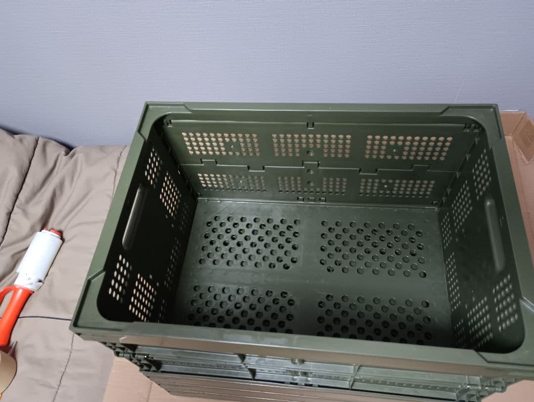 中古　4個セット　オリコン　底面耐荷重25㌔（カタログ）松本産業　40L