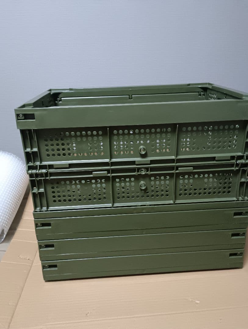 中古　4個セット　オリコン　底面耐荷重25㌔（カタログ）松本産業　40L