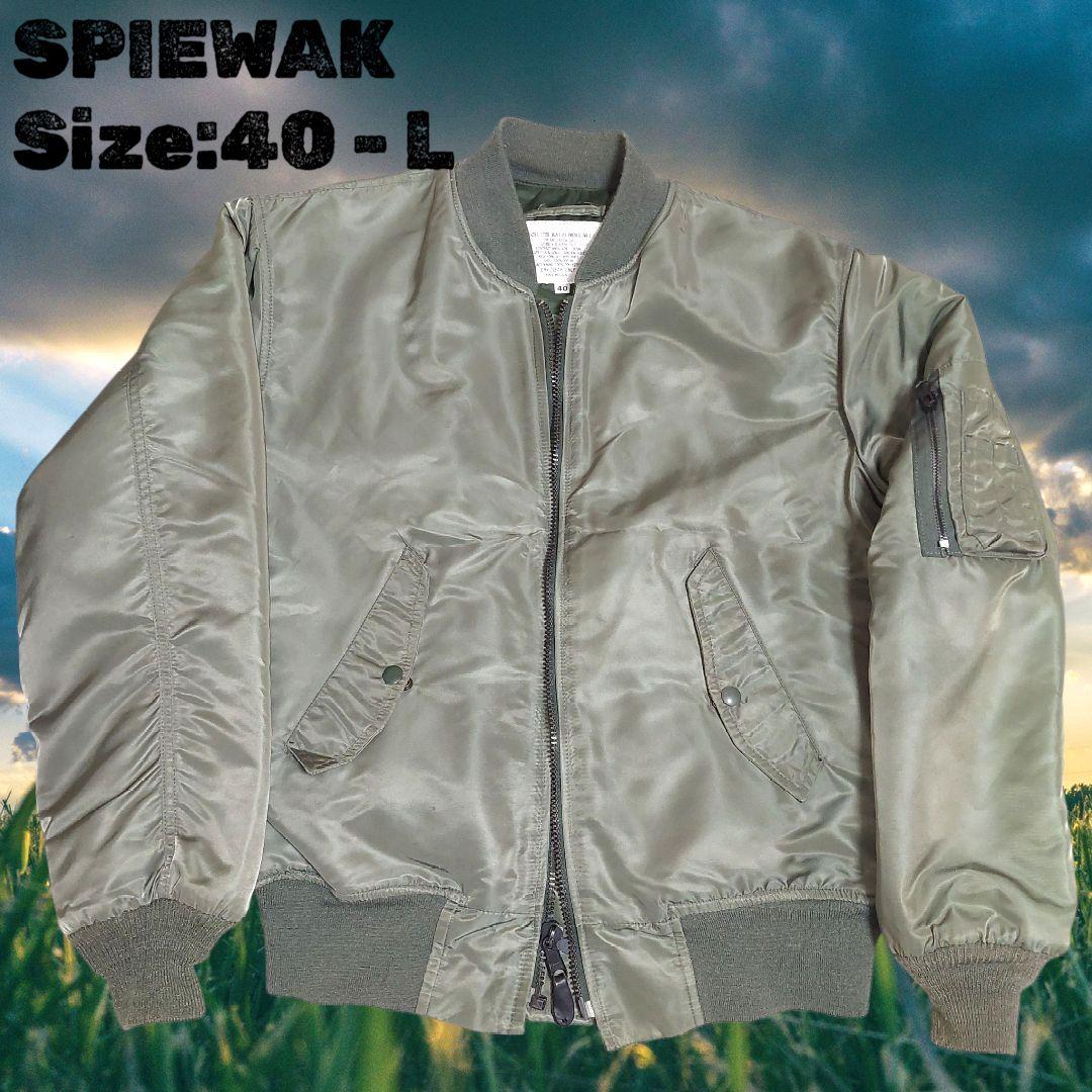 [美品] SPIEWAK MA-1 SHIPS別注 USA製 リバーシブル 40