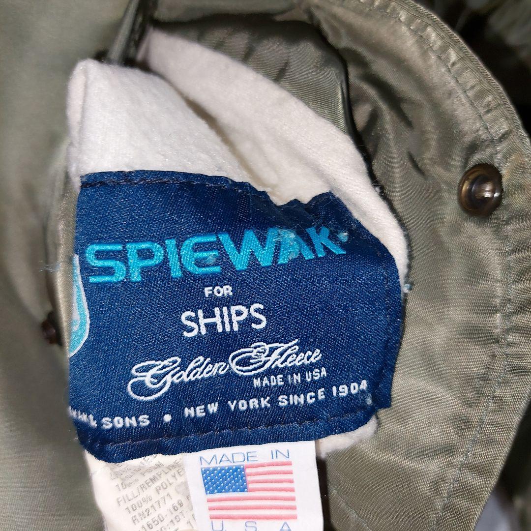 [美品] SPIEWAK MA-1 SHIPS別注 USA製 リバーシブル 40