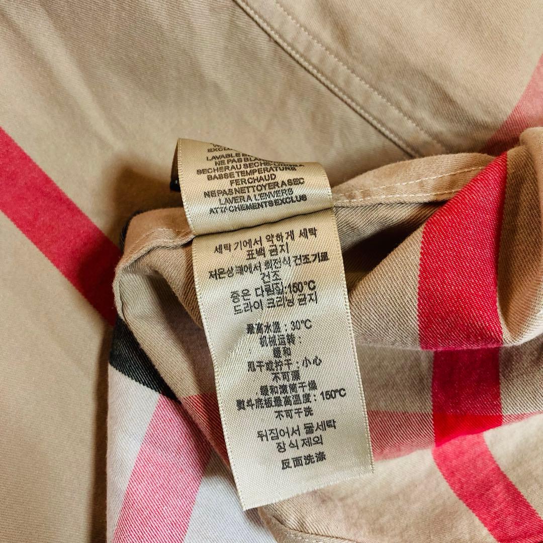 s*I様 BURBERRY BRIT 長袖シャツ ノバチェック 総柄 サイズL