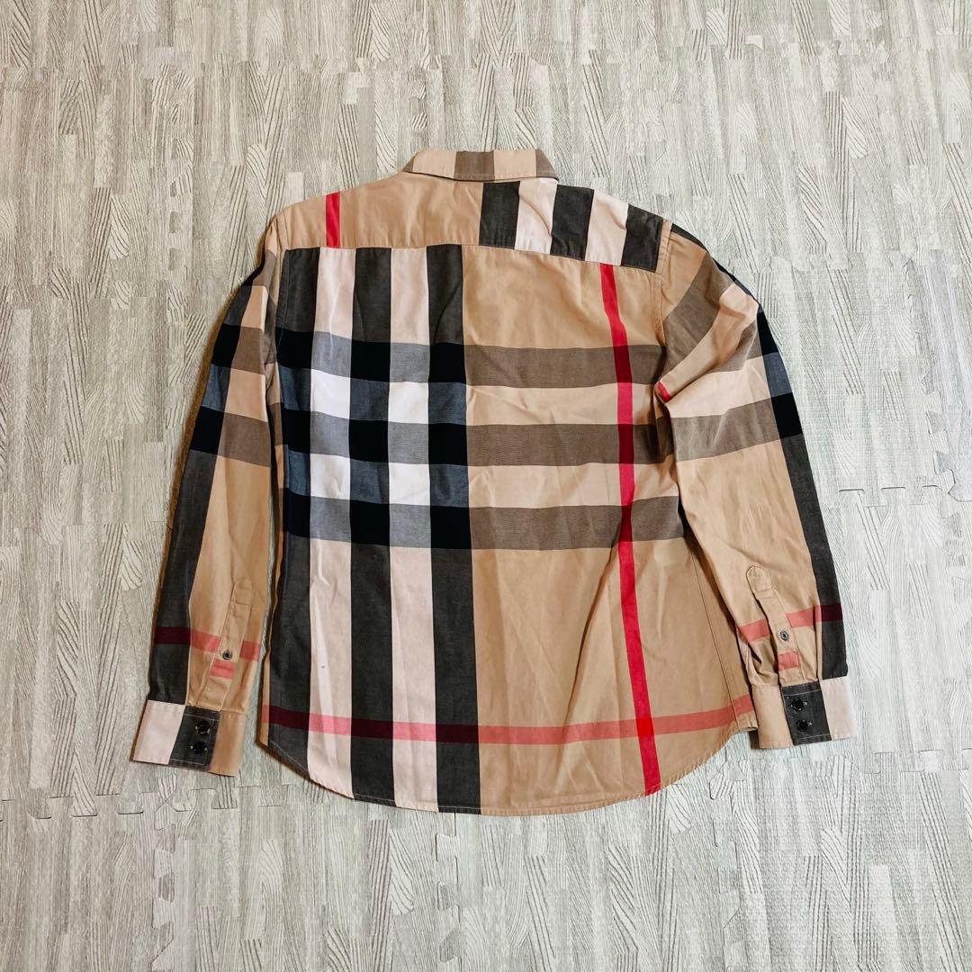 s*I様 BURBERRY BRIT 長袖シャツ ノバチェック 総柄 サイズL