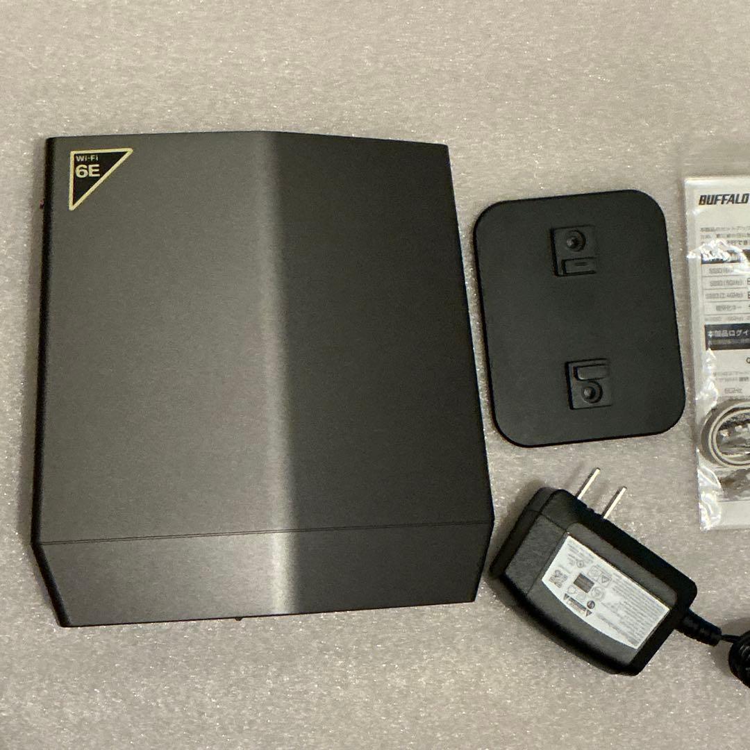 バッファローWi-Fi6E対応3バンド無線ルーター WSR-5400XE6 美品