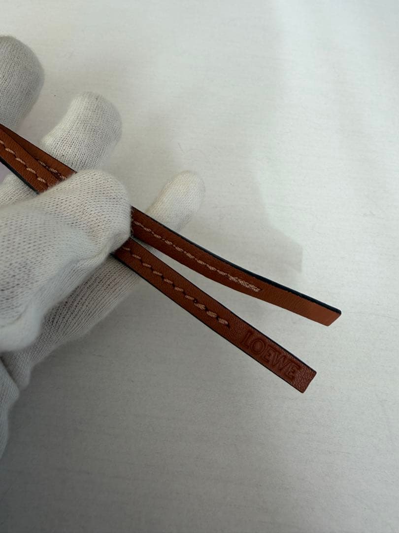 【ロエベ】エレファント チャーム（フェルト&カーフ）キーチャーム　ゾウ　ピンク