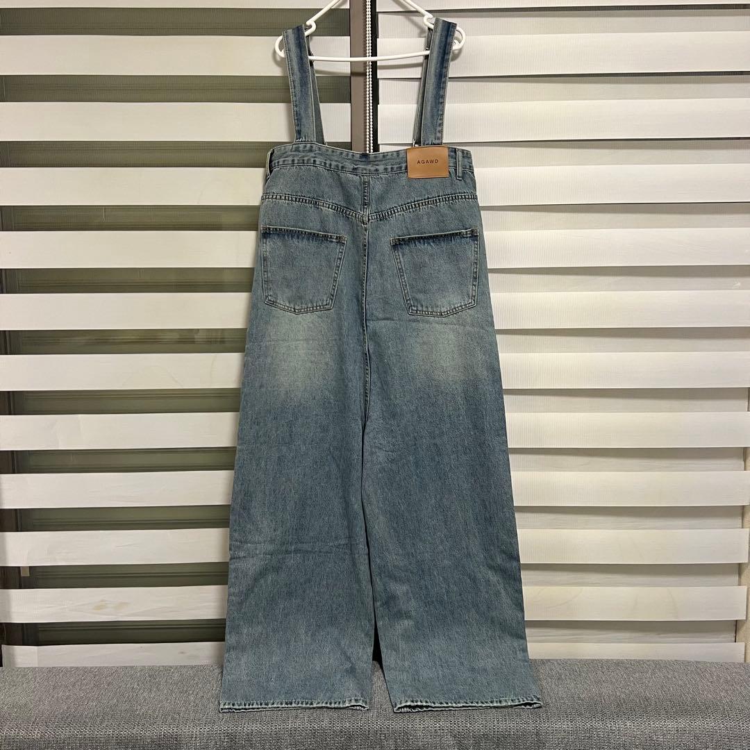 AGAWD デニム オーバーオール オールインワン サロペット 新品 mal