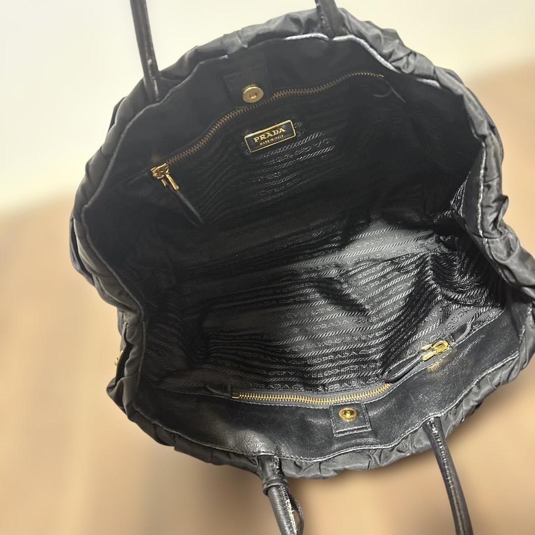 【最終値下げ】PRADA ブラック トートバッグ　ハンドバッグ　プラダ　レア