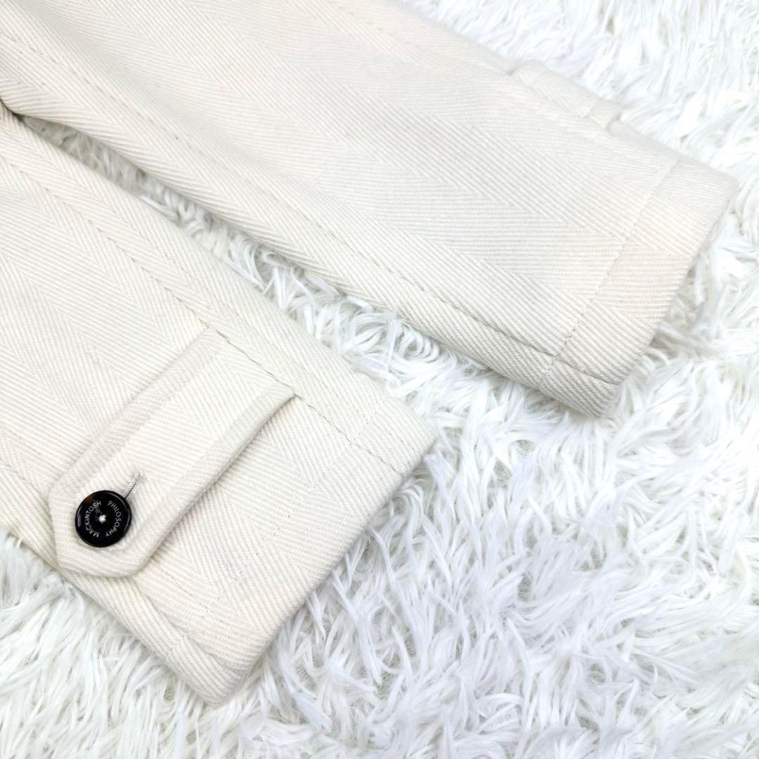 MACKINTOSH　ヘリンボーンダッフルコート　ロング丈　フード付き　チェック