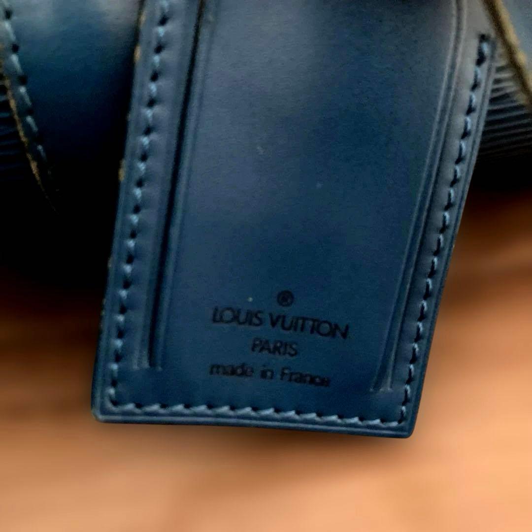 (*店様 ルイ ヴィトン　青いボストンバッグ