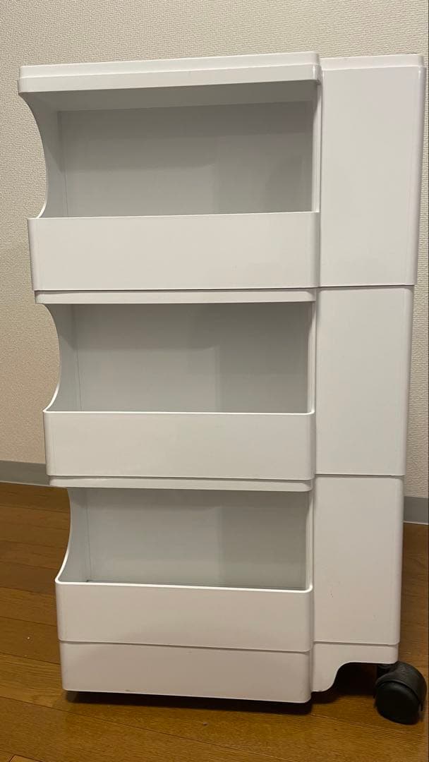 B-LINE　ボビーワゴン　3段5トレイ　白