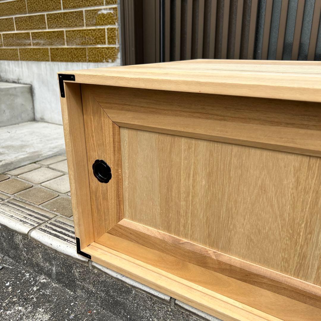 【レトロ】　桐箪笥　天然木　④