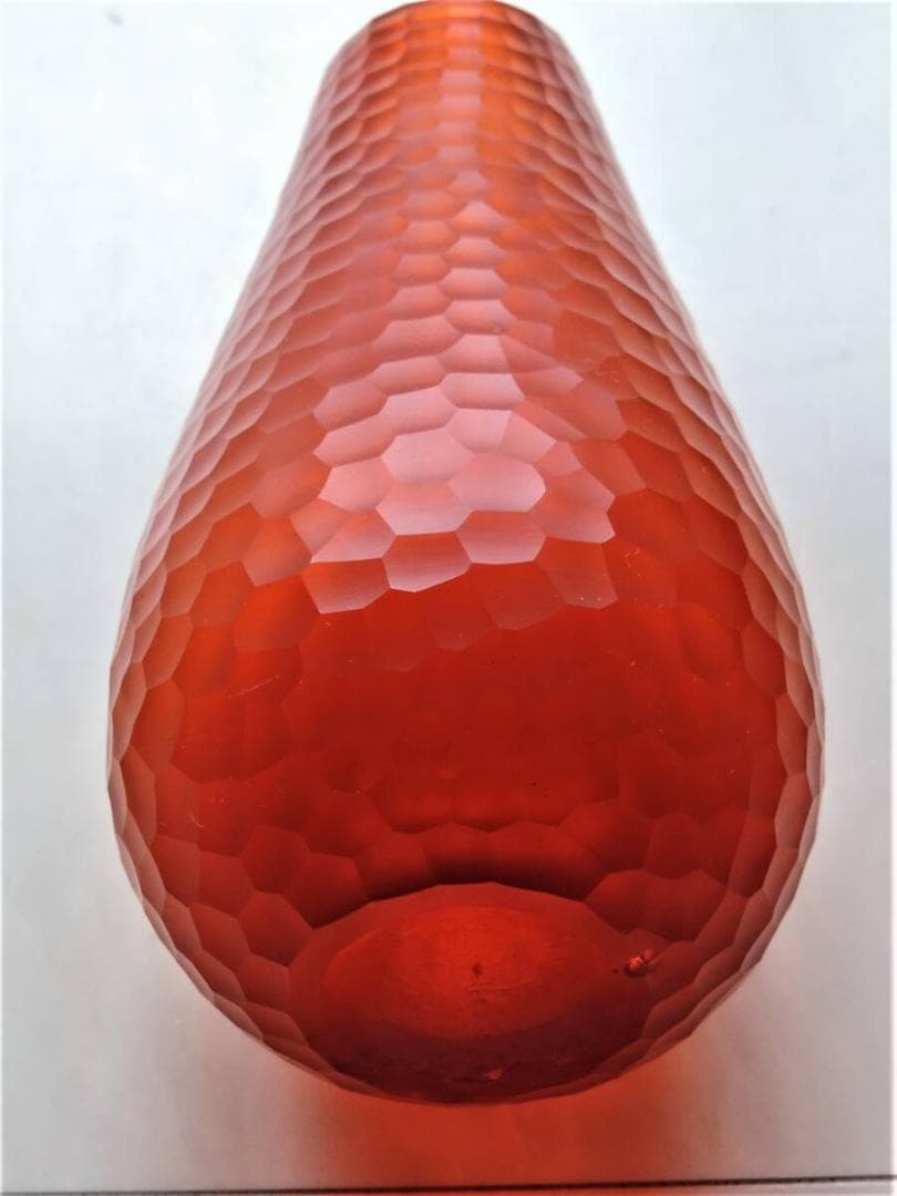 ベネチアガラス OMGバットゥ‐ト BATTUTO 技法 吹き花瓶