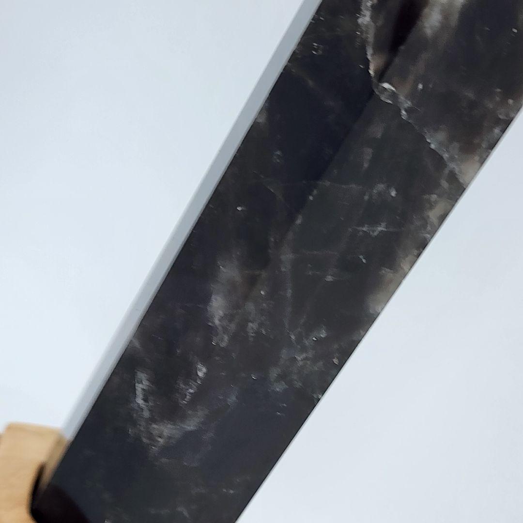 ②【高波動】モリンオ天然石タワー 約28.5cm！台座付き／浄化・空間調整に◎