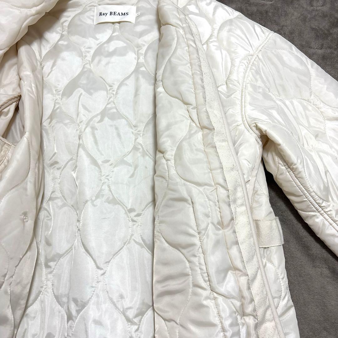 レイビームス　キルティング　2点セットノーカラーブルゾン　コート