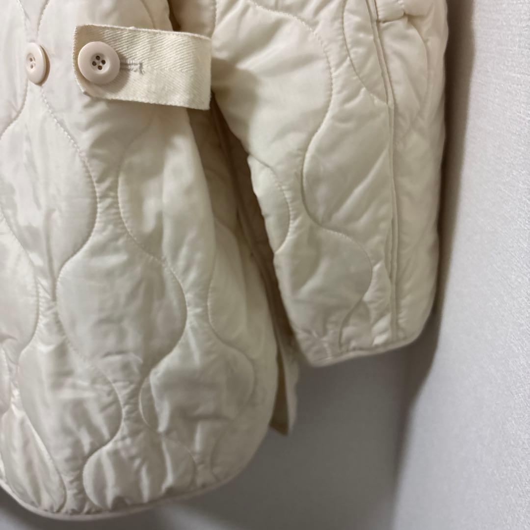 レイビームス　キルティング　2点セットノーカラーブルゾン　コート