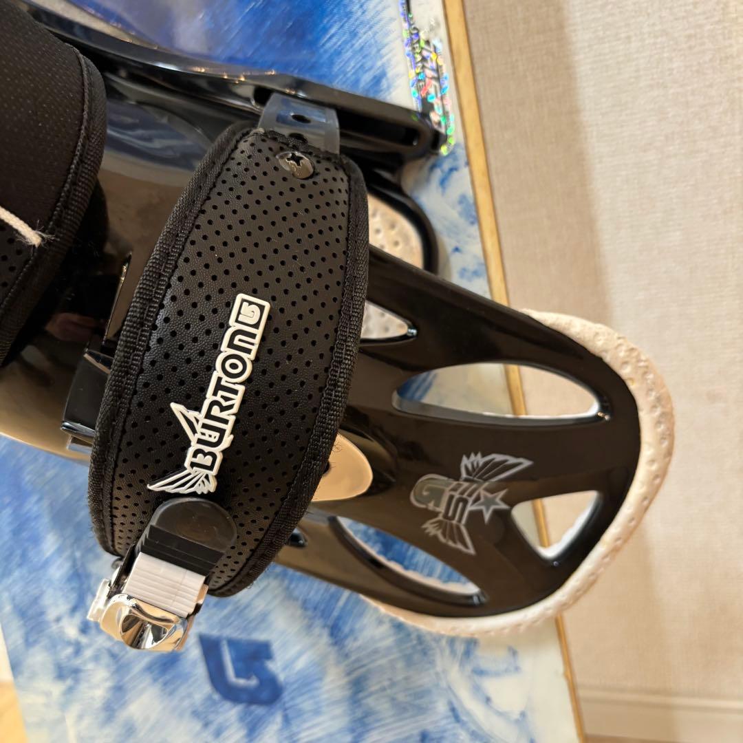 BURTON TWIN 151 スカル柄 スノーボード ビンディング セット