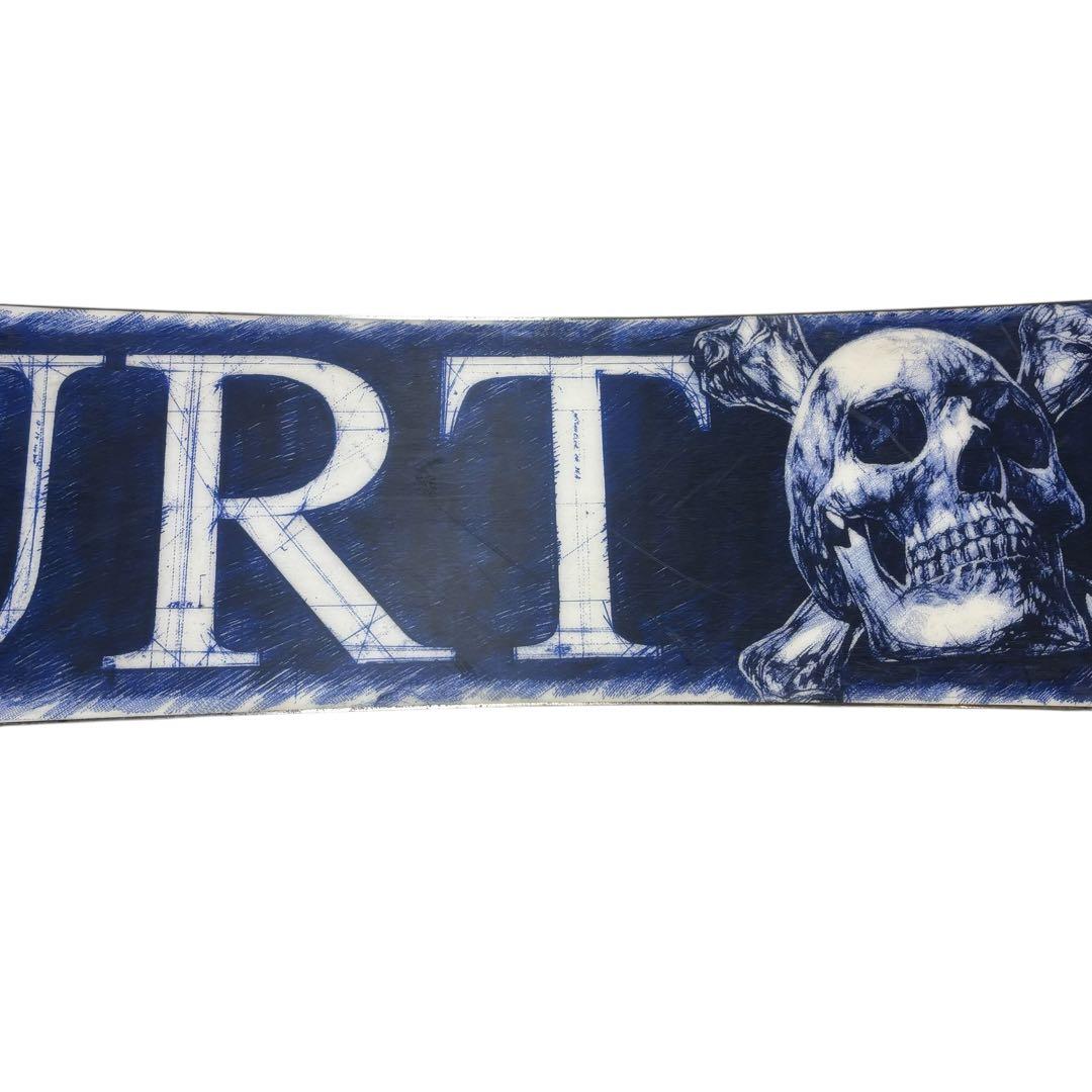 BURTON TWIN 151 スカル柄 スノーボード ビンディング セット