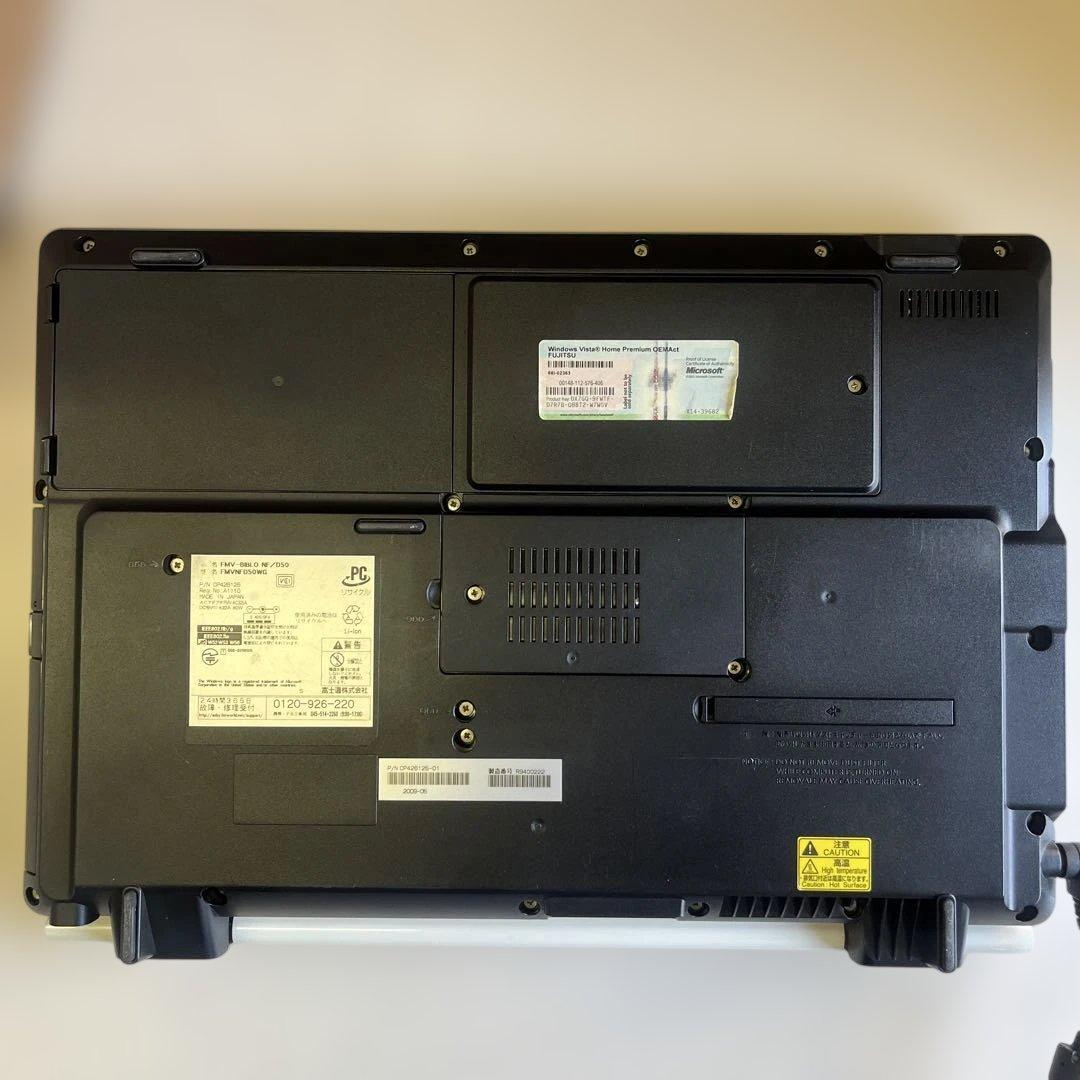 ★格安美品★WindowsVista★富士通15.6型スタイリッシュノートPC★