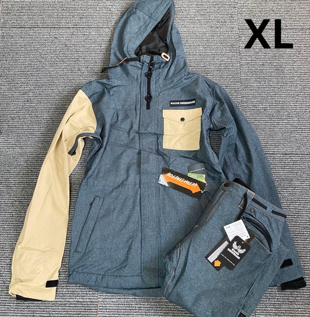 新品・未使用⭐️WACON ワコン　スノボウェア　スキーウェア　上下セット　XL