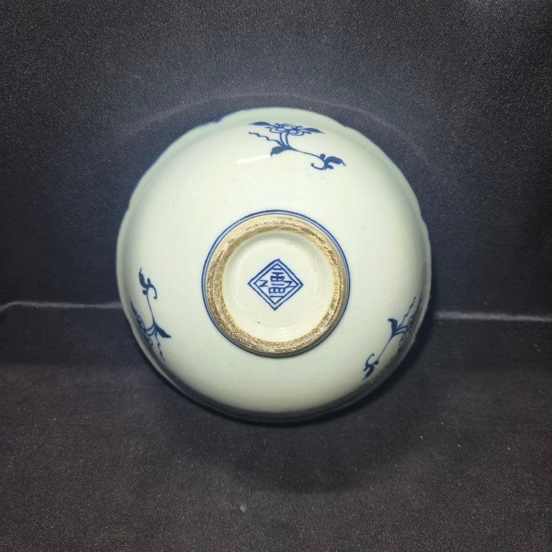 中国骨董 青花磁茶碗 染付 明清磁器 古玩 アンティーク 古美術 蒐集家放出美品