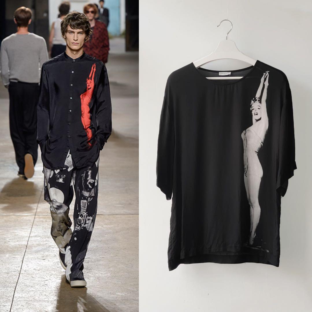 Dries Van Noten 16ss マリリンモンロー ヴィスコースTシャツ