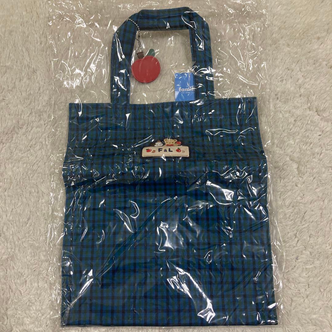 ファミリア チェック柄トートバッグ　新品