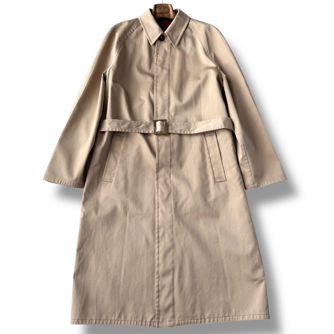 HERMES エルメス フランス製 ステンカラー コート ロング 50 XL相当